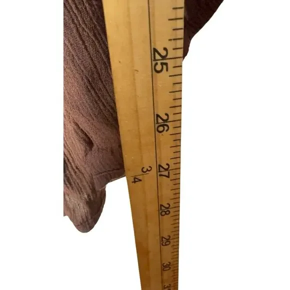 Boho country Shyanne Women's Tie Back Embellished Tank Size XL - Picture 3 of 11